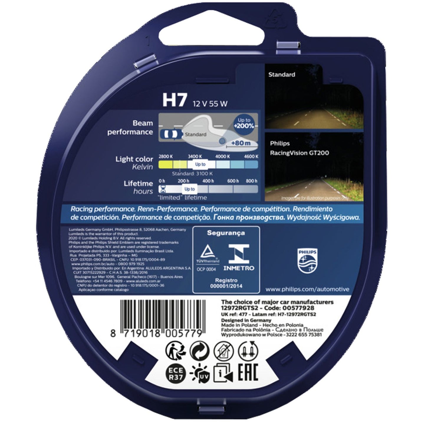 Philips RacingVision GT200 H7 (Twin)