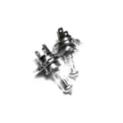 Aceparts 60/55W Clear H4 (Twin) Headlight Bulbs