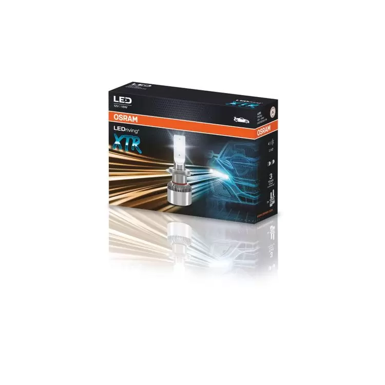 Pack of 2 H7 Osram LEDriving® XTR 6000K LED bulbs - 64210DWXTR