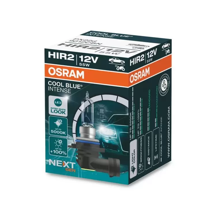 OSRAM Cool Blue Intense Next Gen HIR2 Car Headlight Bulb
