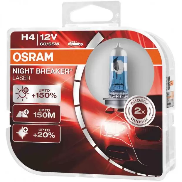 OSRAM Night Breaker Laser (Next Generation) vs. Philips RacingVision