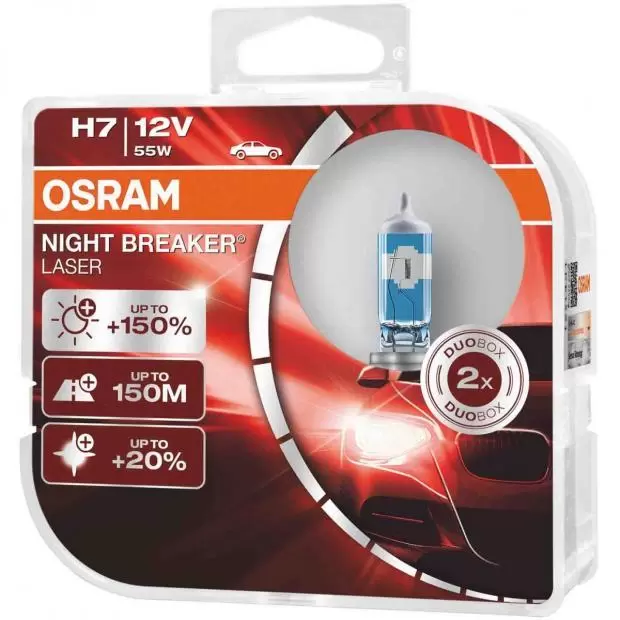 OSRAM H7 LED Night Breaker with Road Approval CHOICE: LEDs, Adapters or Sets