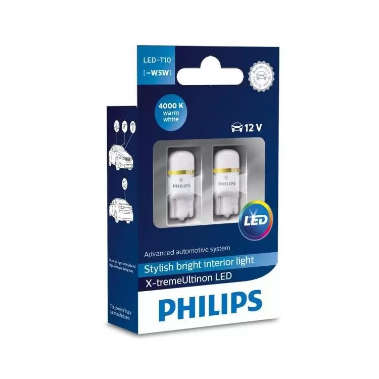 Philips X-tremeUltinon W5W 4000K | PowerBulbs US