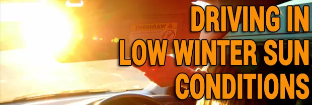 Driving Tips For Low Winter Sun Conditions