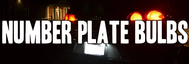 ford ka number plate light