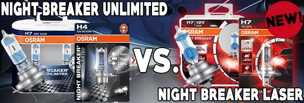 Gå op afbalanceret Bourgogne Differences Between OSRAM Night Breaker Unlimited & OSRAM Night Breaker  Laser Headlights | PowerBulbs US
