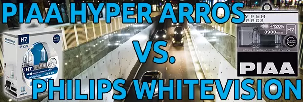 What`s The Difference Between PIAA Hyper Arros and Philips WhiteVision?