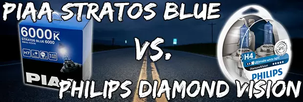 What`s The Difference Between PIAA Stratos Blue and Philips Diamond Vision?