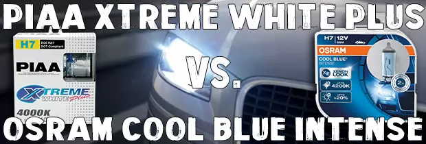 PIAA Xtreme White Plus vs. OSRAM Cool Blue Intense