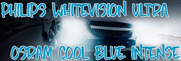 Philips White Vision VS Osram Cool Blue Intense 💡Prueba W5W T10 Efecto  Xenon 