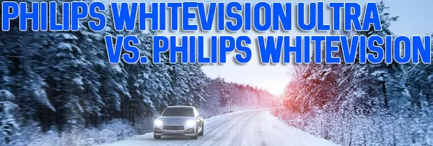 Philips H7 WhiteVision Ultra Light Globes 12v 4200K Whitest Road