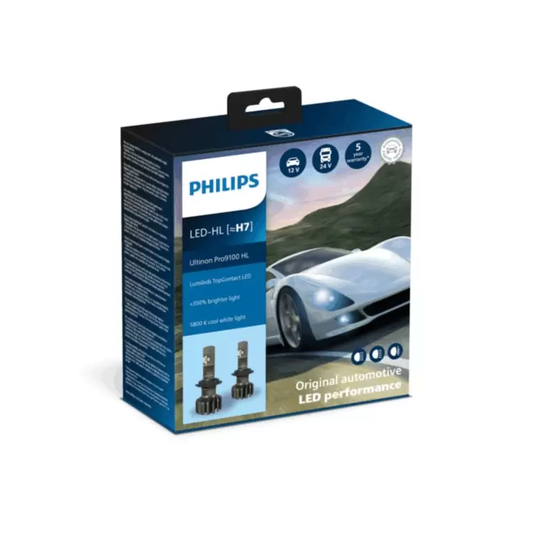 bue Få skøn Philips Ultinon Pro9100 LED H7 I PowerBulbs US