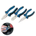Draper 45864 Soft Grip Pliers Set Blue 3 Piece