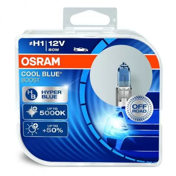 OSRAM Cool Blue Boost H1 Car Bulbs (Twin) | PowerBulbs UK
