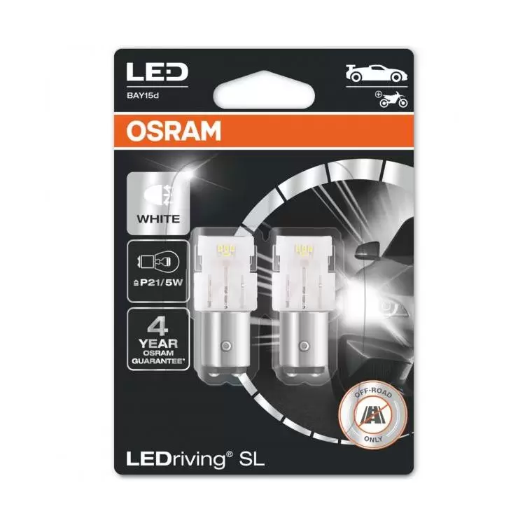 OSRAM LEDriving SL LED P21/5W 6000K Cool White (Twin)