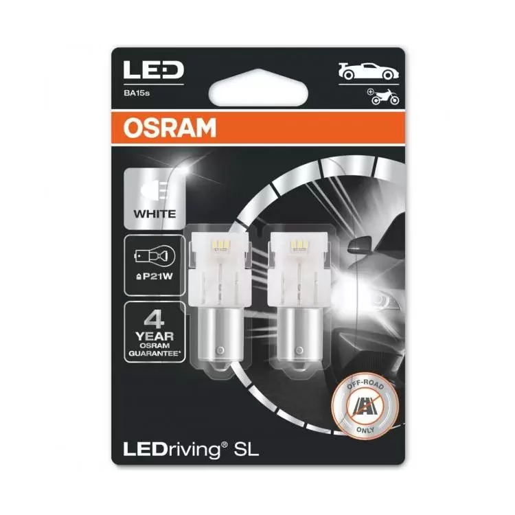 OSRAM LEDriving SL LED P21W 6000K Cool White (Twin)