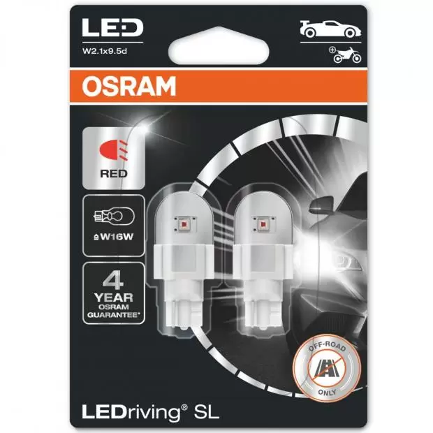 LEDriving SL LED W16W Red (Twin)