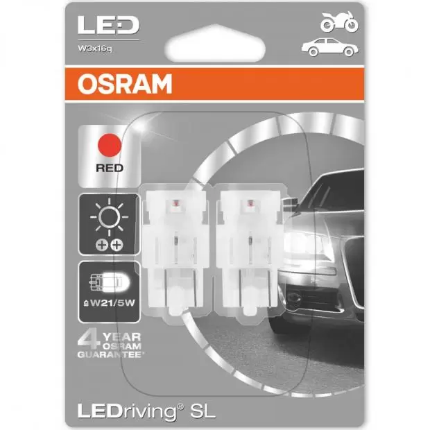 LEDriving SL LED W21/5W Red (Twin)