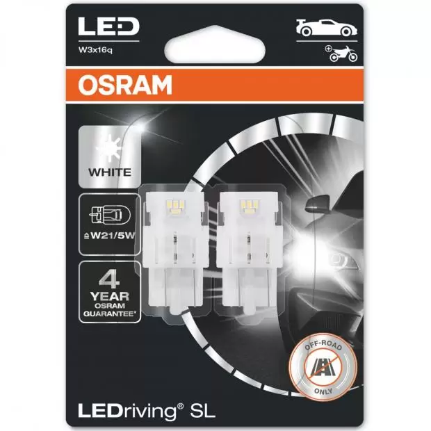 LEDriving SL LED W21/5W 6000K Cool White (Twin)