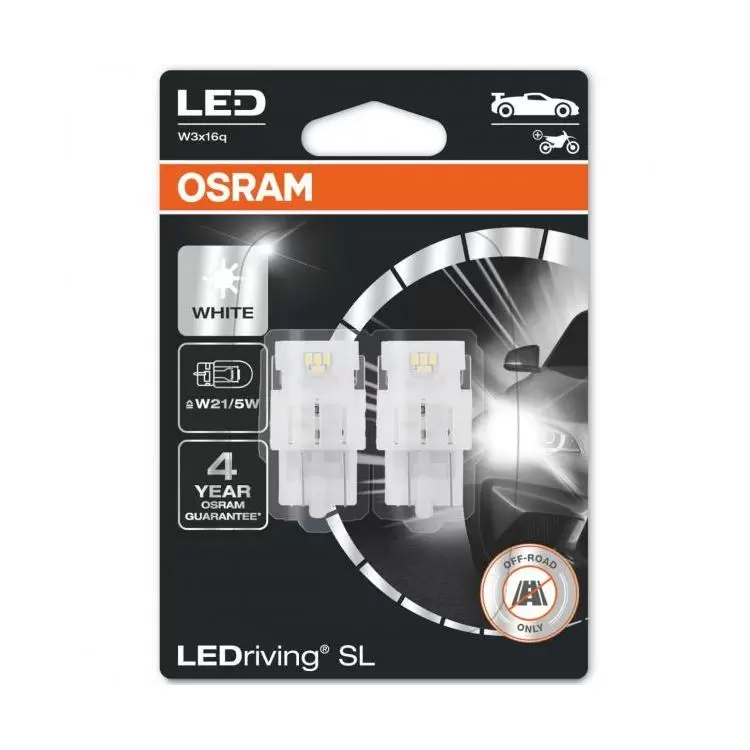OSRAM LEDriving SL LED W21/5W 6000K Cool White (Twin)