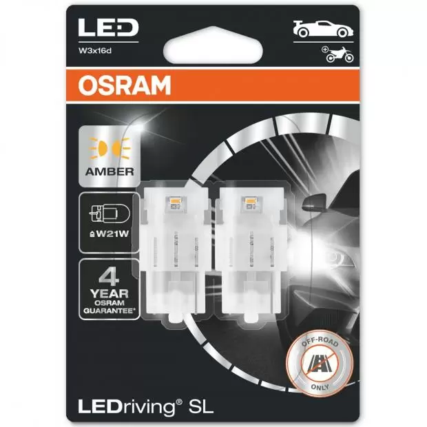 LEDriving SL LED Amber W21W (Twin)