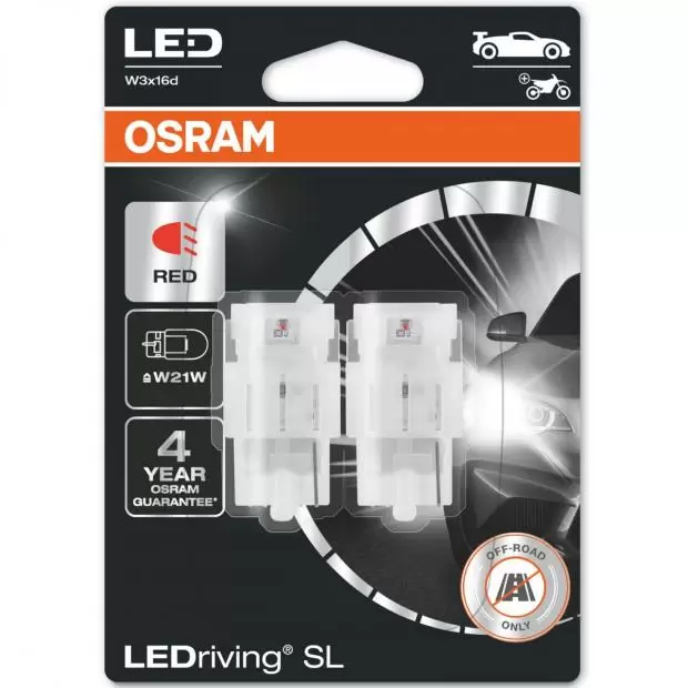 LEDriving SL LED W21W Red (Twin)