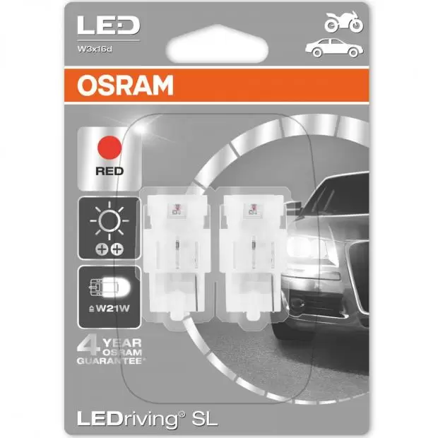 LEDriving SL LED W21W Red (Twin)