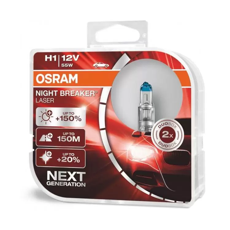 OSRAM Night Breaker Laser (Next Generation) H1 | PowerBulbs