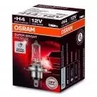 OSRAM Super Bright Premium High Wattage Headlight Bulb H4 (Single)