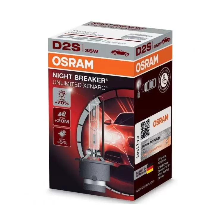 OSRAM Xenarc Night Breaker Unlimited D2S Lamp