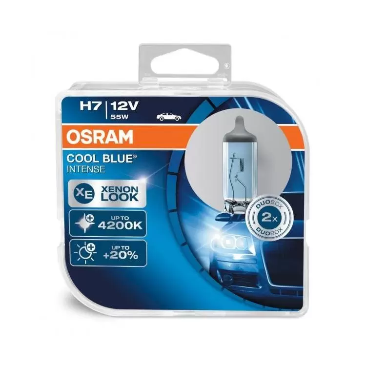 2x Osram H7 Cool Blue Intense Cbi Duo-Pack Bulbs Lamps #11 for Low