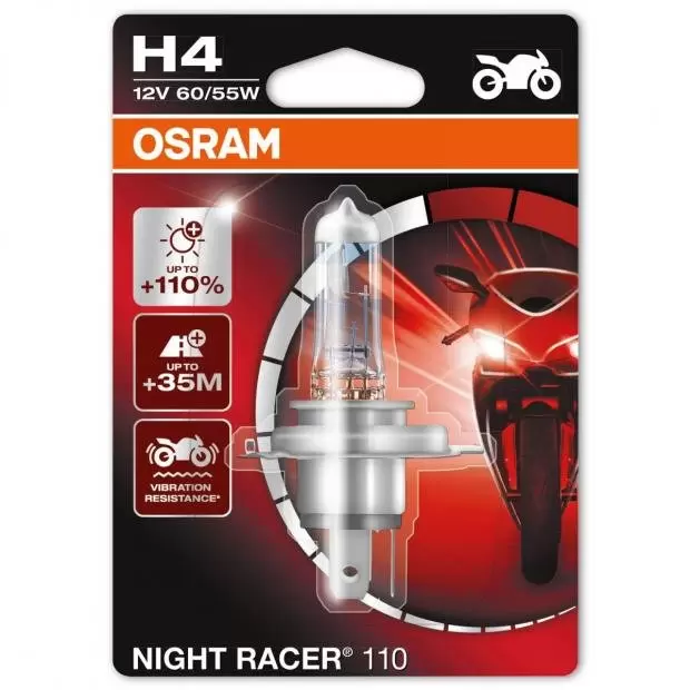 Night Racer 110 9003 (HB2/H4) Bulb (Single)