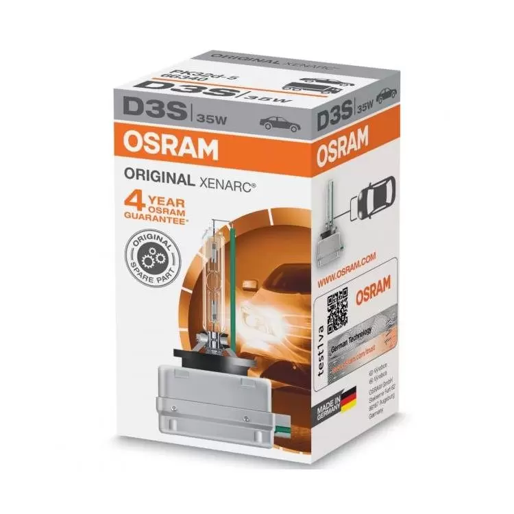 Osram D3S Xenarc Original Xenon HID Single Pack