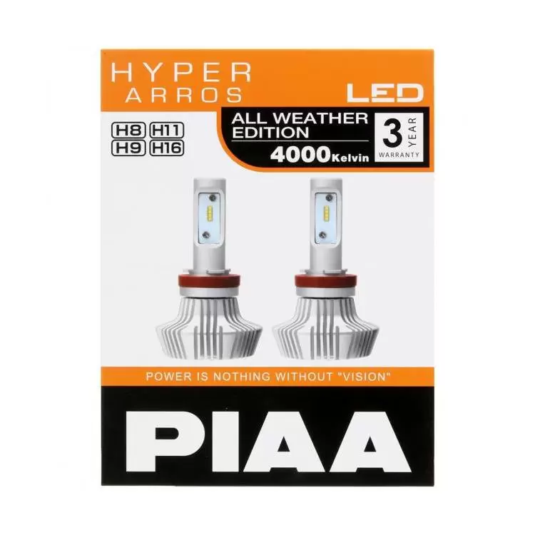 HE906 120% PIAA Hyper Arros H11 Car Replacement Headlights Bulbs Twin Pack