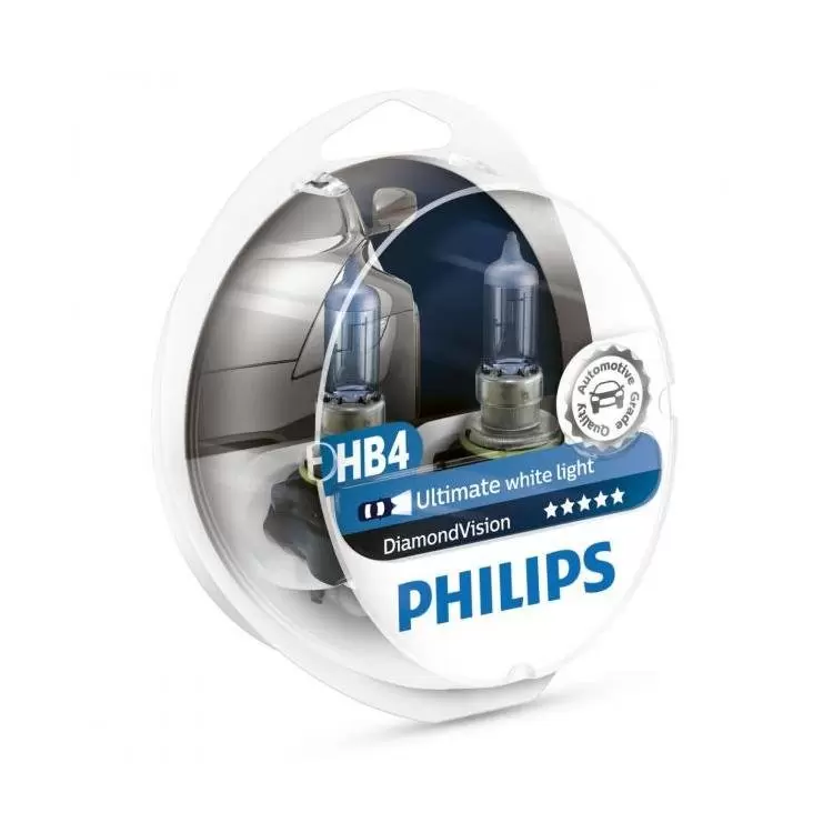 Philips Diamond Vision HB4 | Replacement Car Bulbs | PowerBulbs