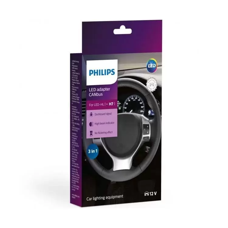 Philips Led Headlight Canbus Adapter H7 Twin Bulbs Uk Philips Led Headlight Canbus Adapter H7