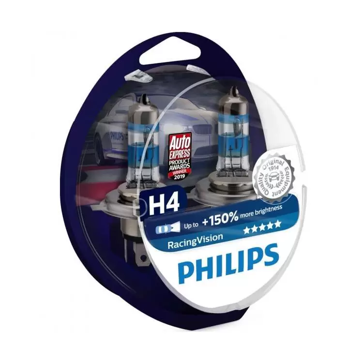 Philips Racing Vision GT200 H4 Bulbs & LED Sidelight Bulbs – Travelin-Lite
