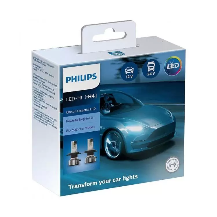 fungere musikkens blåhval Philips Ultinon Essential 9003 (HB2/H4) | LED Car Bulbs | PowerBulbs US