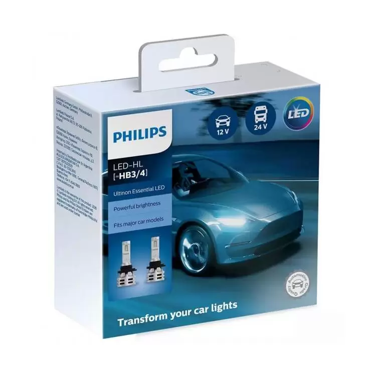 Philips Ultinon Essential NipLED 6500K HB3/HB4 12/24V 24W