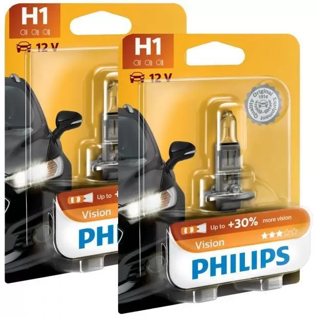 Philips Vision H1 Car Headlight Bulbs | PowerBulbs