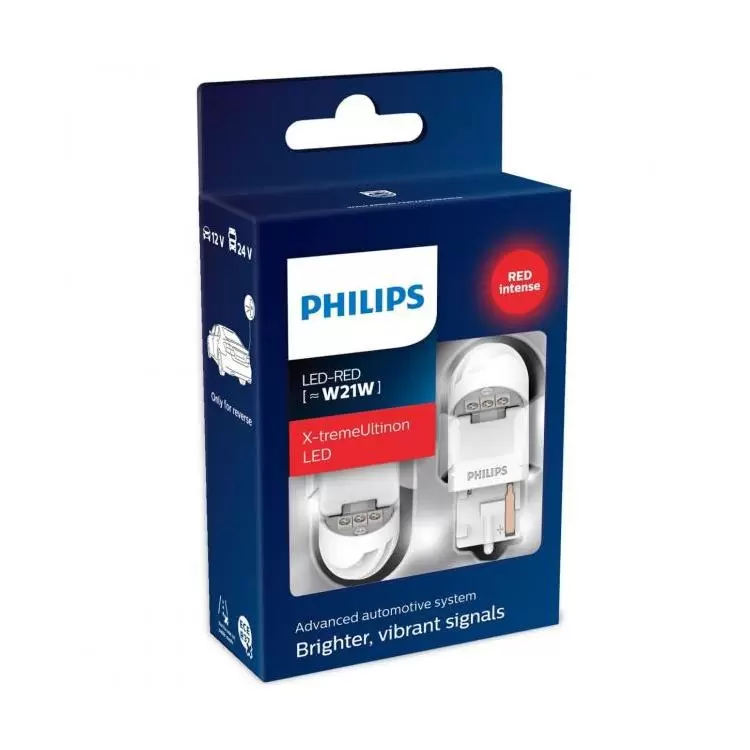 Philips X-tremeUltinon gen2 LED W21W Red (Twin)