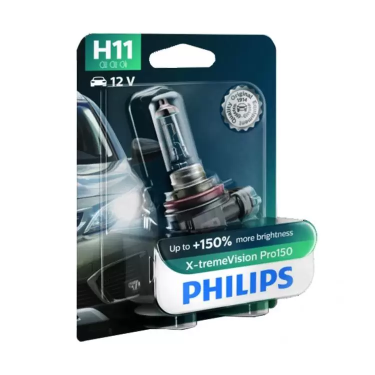 Philips X-tremeVision Pro150 Xtreme Vision Pro 150 Car Headlight Bulbs H7  (Twin)