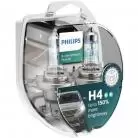 Philips X-tremeVision Pro150 H4 Headlight Bulb +150% Double Set 567028 Twin  Box