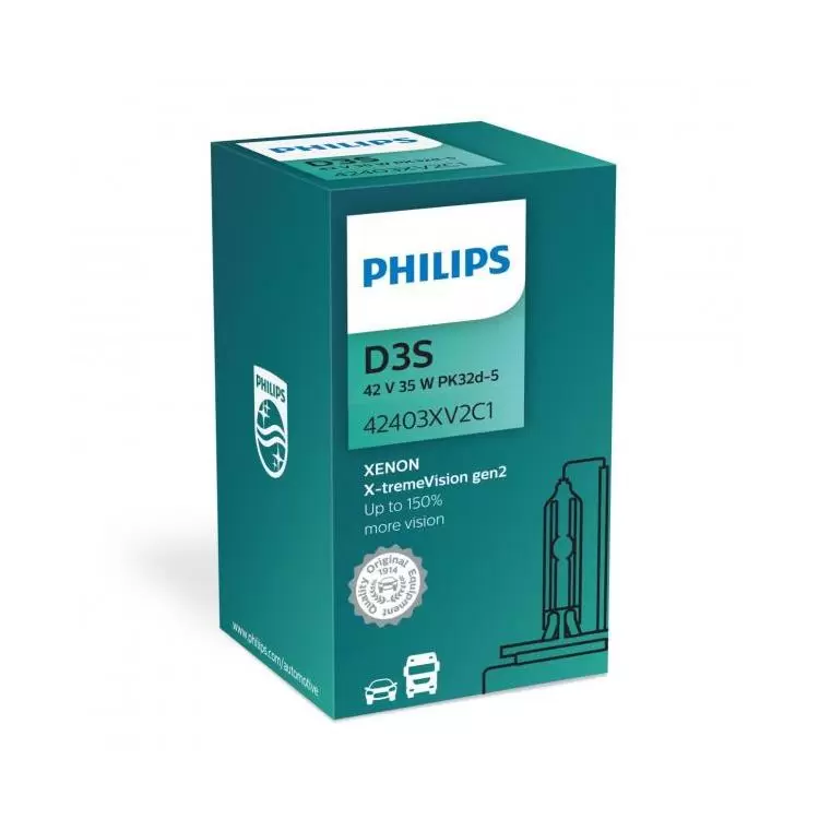 adına uygulamak erken  Philips Xenon X-tremeVision gen2 D3S HID Bulb | PowerBulbs EU