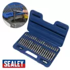 Sealey AK219 TRX-Star*/Hex/Spline Bit Set 42pc 3/8" & 1/2"Sq Drive