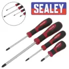 Sealey AK4314 Screwdriver Set 4pc JIS