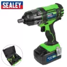 Sealey CP400LIHV Cordless Impact Wrench 18V 3Ah Lithium-ion 1/2"Sq Drive Hi-Vis