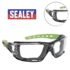 Sealey SSP68 Safety Spectacles with EVA Foam Lining - Clear Lens