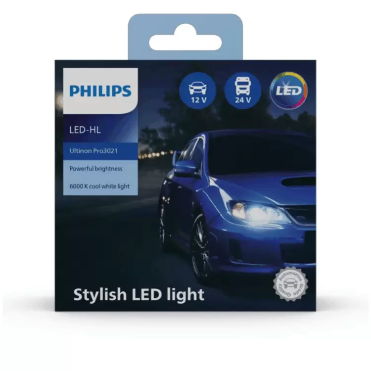 Philips Auto Lighting H3USLED Philips Ultinon LED Light Bulbs